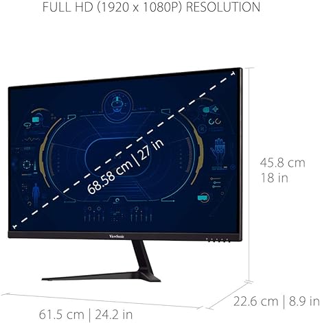 Viewsonic VX2718-P-MHD 27-inch 165Hz gaming monitor