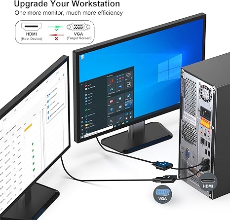 Benfei VGA to HDMI adapter