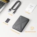 iDsonix 2.5-inch External Hard Drive Enclosure IDPW25
