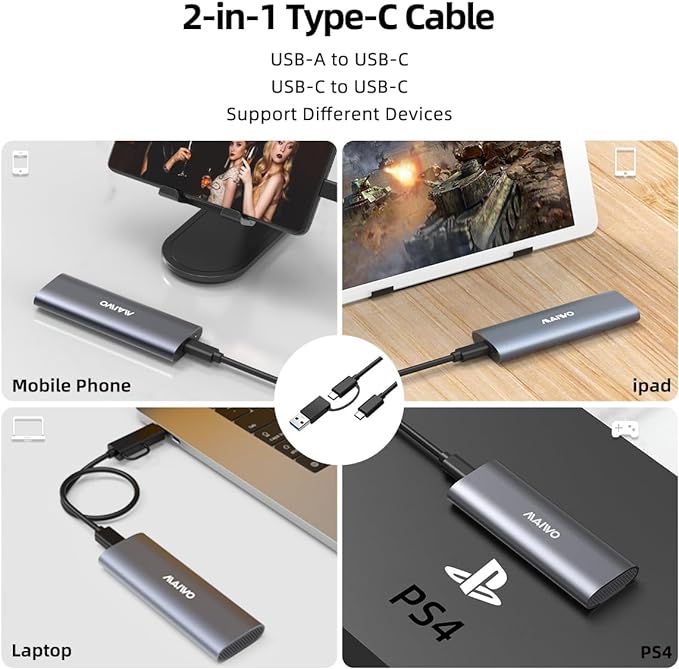 MAIWO M.2 NVMe SSD Enclosure USB 3.1 Gen2