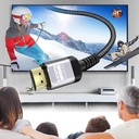 Soonsoonic 4K HDMI Cable 75 Ft with Built-in Signal Booster