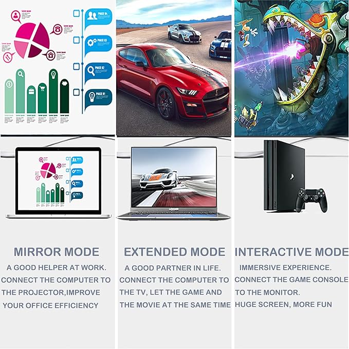 Soonsoonic 4K HDMI Cable 75 Ft with Built-in Signal Booster