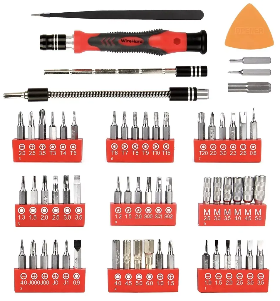WIREHARD 62 in 1 Precision Screwdriver Set