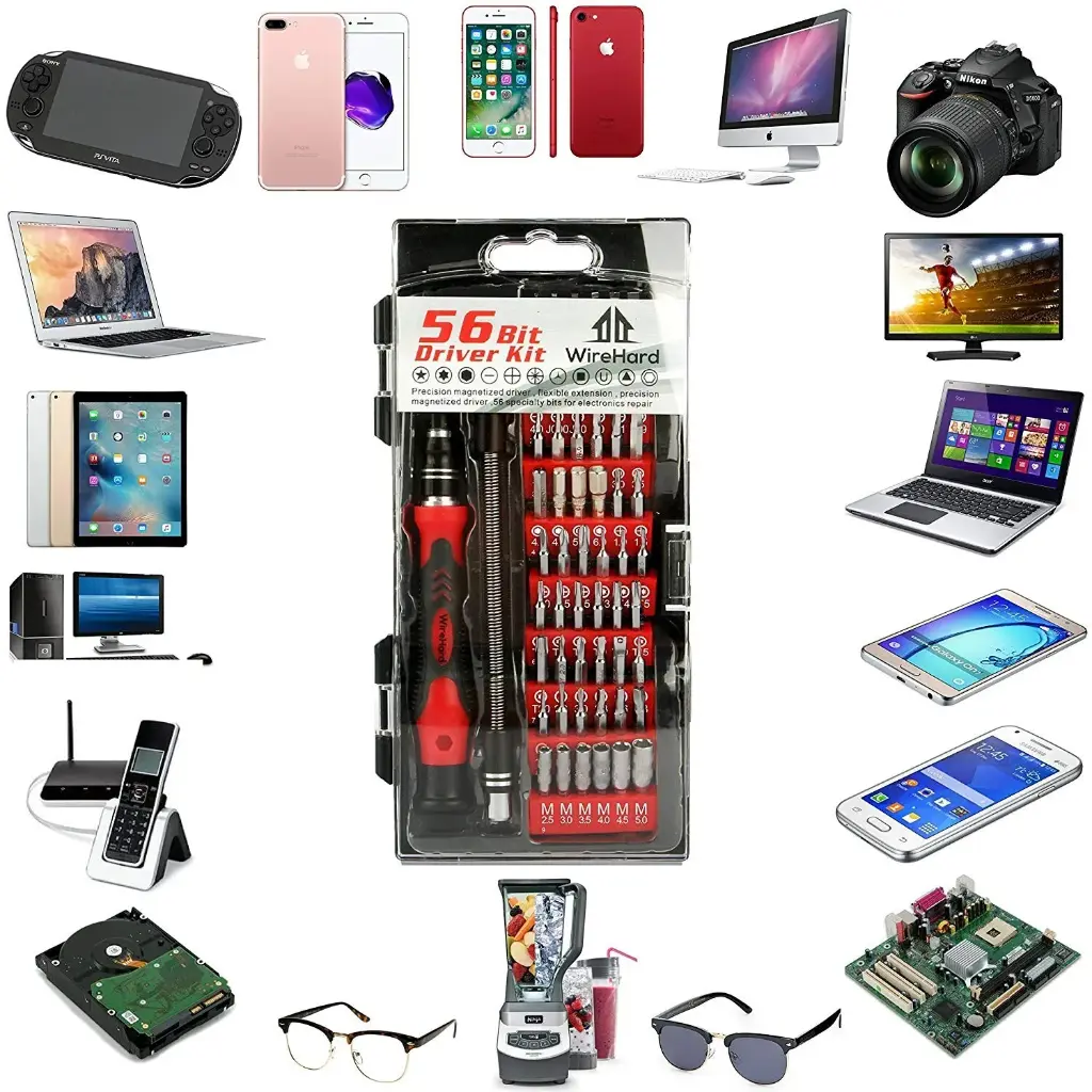 WIREHARD 62 in 1 Precision Screwdriver Set