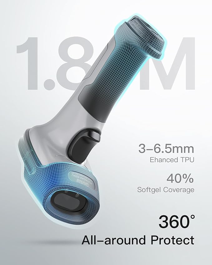 Inateck Bluetooth Barcode Scanner, 1 Charge 180 Days Standby
