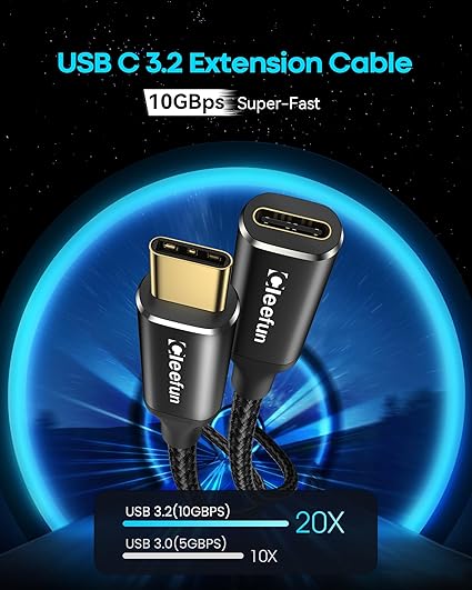 Cleefun USB-C extension cable