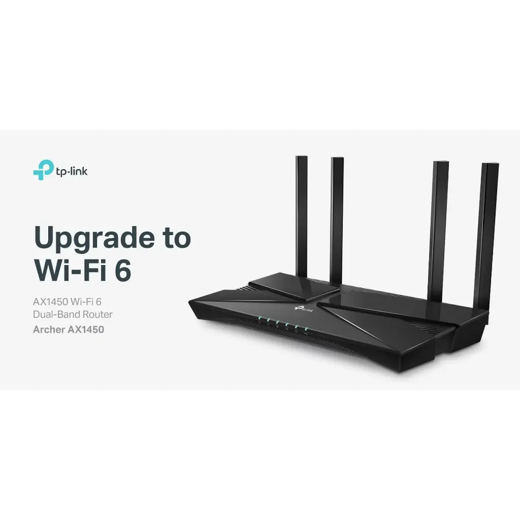 TP-Link Archer AX1450 WiFi 6 Dual band Wireless Router 