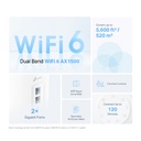 TP-Link Deco W4500 WiFi 6 Mesh Router Ax1500 Dual-Band Wi-Fi 