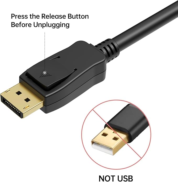 Benfei 4K Display port to HDMI cable (6ft) 