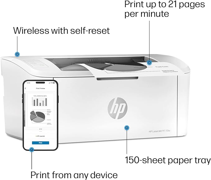 Hp LaserJet M110w laser printer