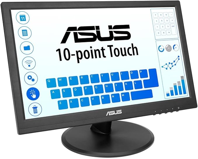 Touchscreen Asus VT168HR 15.6 Full HD Monitor Black