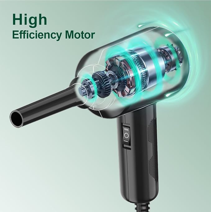 Air Duster - Electric Air Blower - High Power Cleaning for Computer