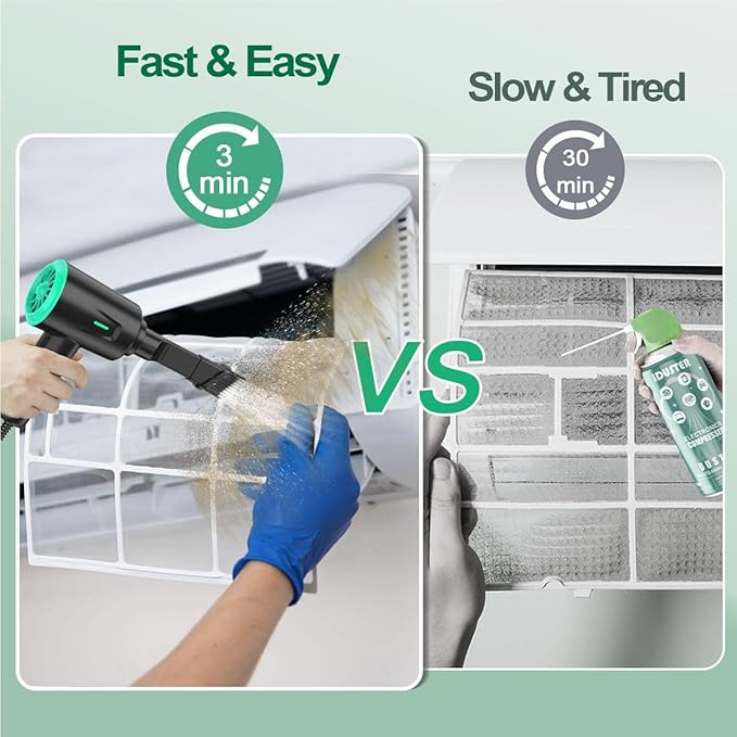 Air Duster - Electric Air Blower - High Power Cleaning for Computer