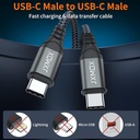 JXMOX USB-C to C cable 1m