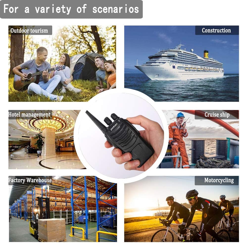 PXTON Portable Two-Way Radio Solution (2 Pack)
