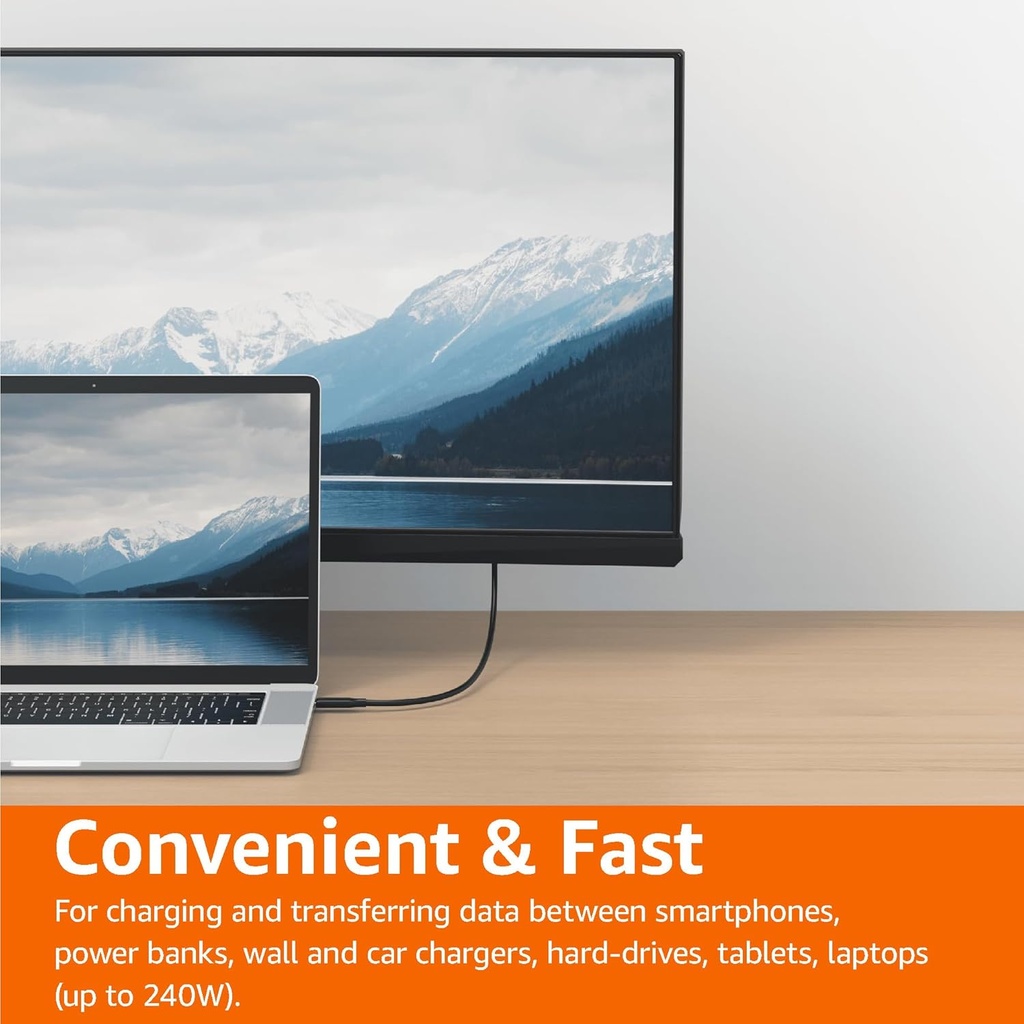 USB 4 Cable, Thunderbolt 3/4 - USB-C to USB-C