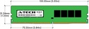 A-Tech 16GB (2x8GB) DDR4 3200 MHz UDIMM PC4-25600 (PC4-3200AA) CL22 DIMM Non-ECC Desktop RAM Memory Modules 