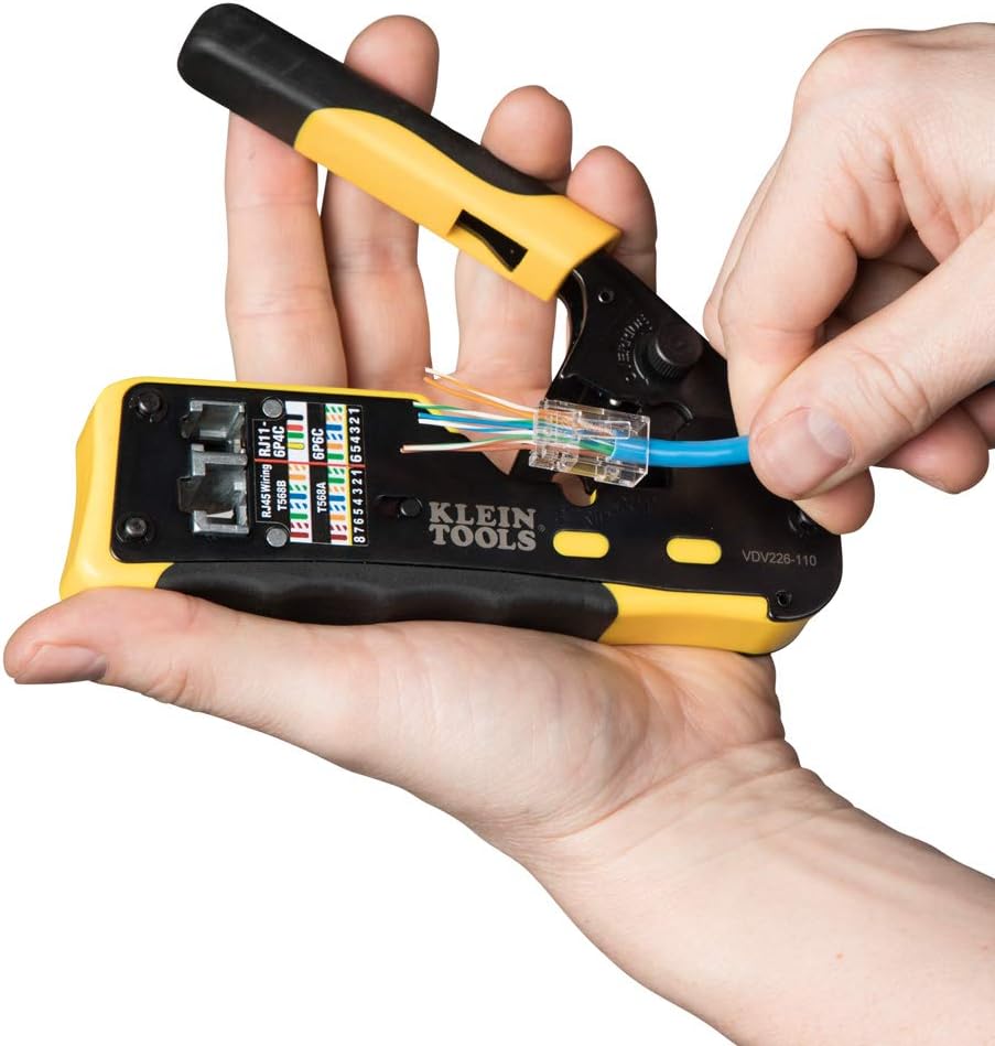 Klein Tools Pass-Thru Modular Crimper