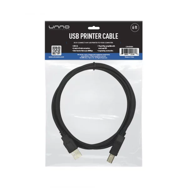 USB Printer Cable - USB-A male to USB-B Male