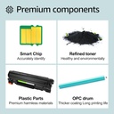 Greencycle Canon 125 CRG-125 (Black, 4 Pack)