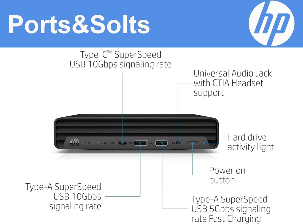 HP Elitedesk 800 G6 - Desktop Mini PC