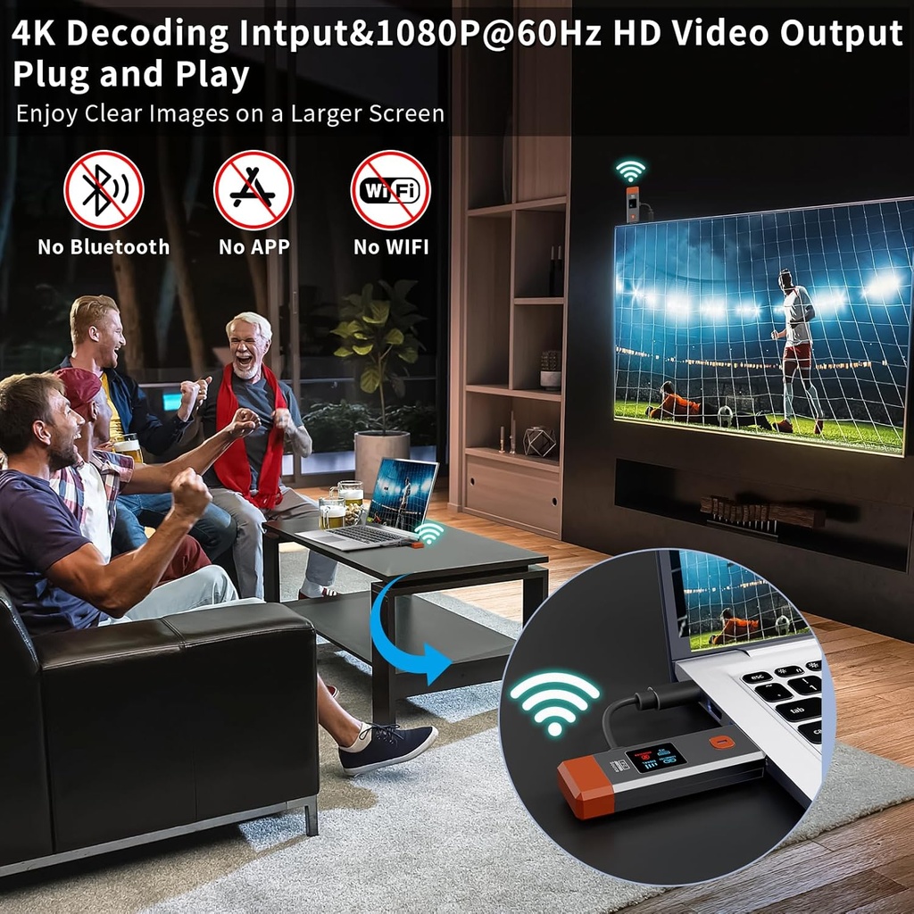 Wireless HDMI Transmitter and Receiver