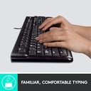 Logitech MK120 Full-Size Wired Keyboard and Mouse Combo