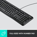 Logitech MK120 Full-Size Wired Keyboard and Mouse Combo
