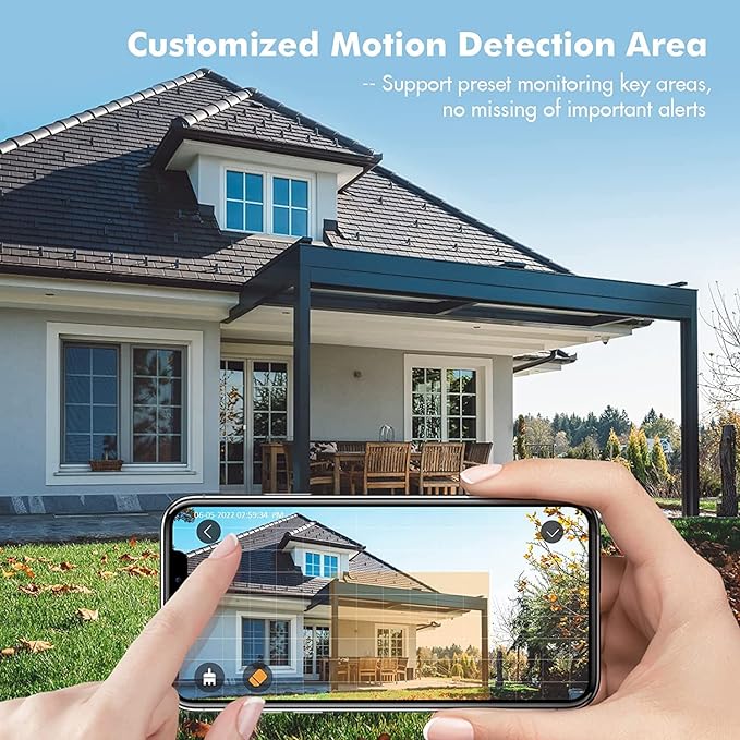 Zumimall 360° Wireless PTZ Home Security Camera