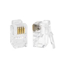 Smiton RJ9 Telephone Cable 4P4C Connector