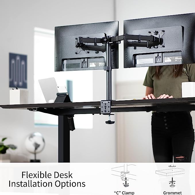 VIVO Dual Monitor Desk Mount
