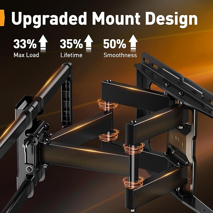 Perlegear Full-Motion TV Wall Mount