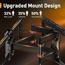 Perlegear Full-Motion TV Wall Mount