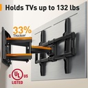 Perlegear Full-Motion TV Wall Mount