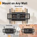 Perlegear Full-Motion TV Wall Mount