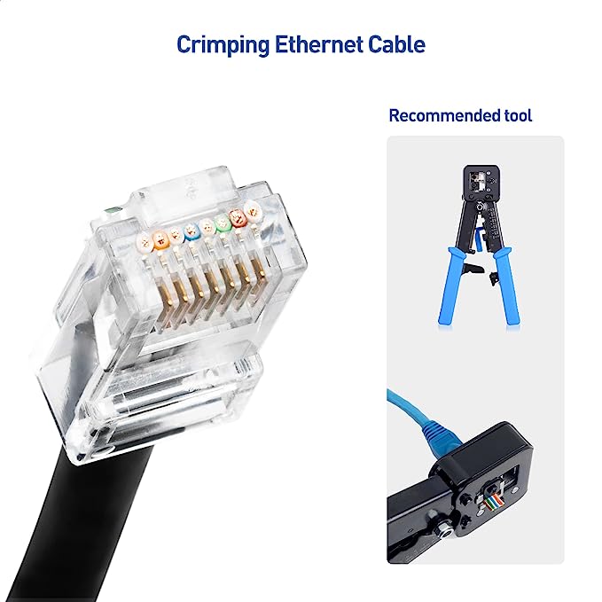 Cable Matters 100-Pack Cat 6 Pass Through Connectors