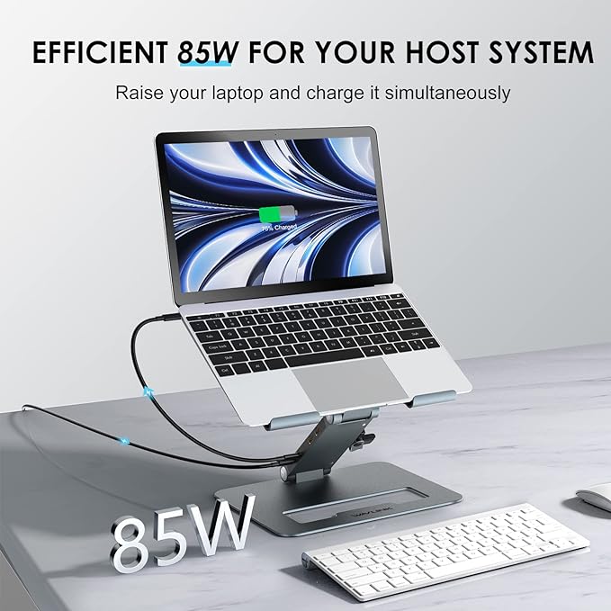 Wavlink Ergonomic laptop stand with USB-C dock