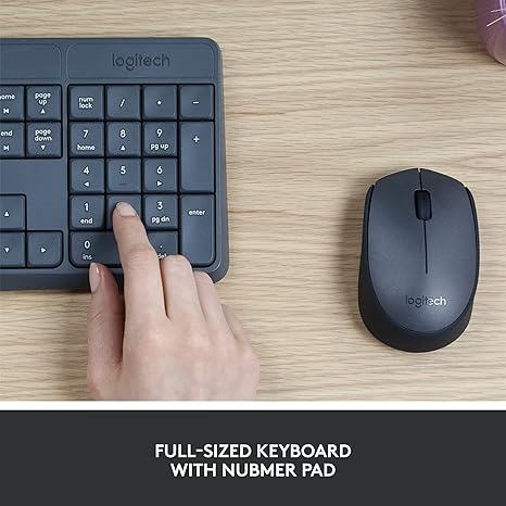 Logitech MK235 Wireless Keyboard and Mouse combo