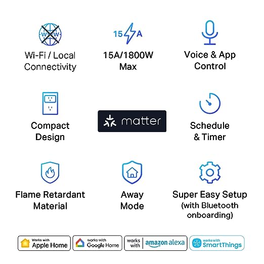 TP-Link Tapo Matter Compatible Smart Plug Mini