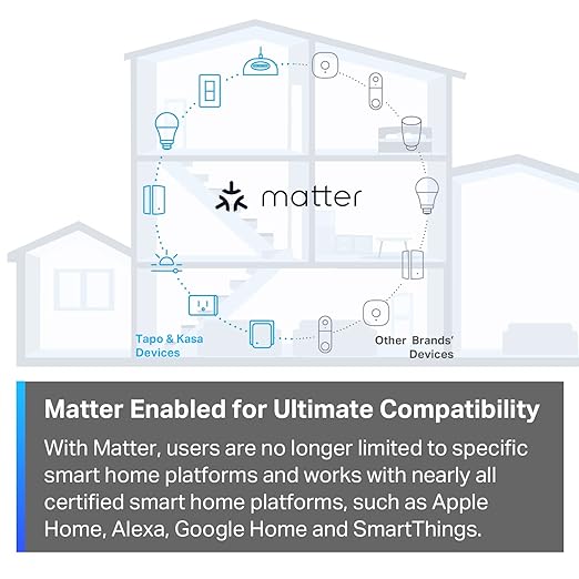 TP-Link Tapo Matter Compatible Smart Plug Mini