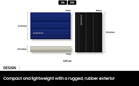 Samsung T7 Shield - 1 TB Portable SSD