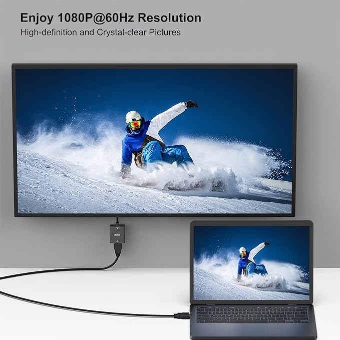 Benfei HDMI 2 VGA adapter 2 pack