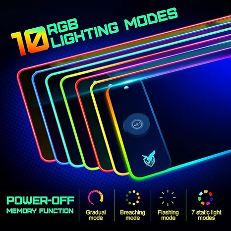 GIM Wireless Charging RGB Gaming Mouse Pad