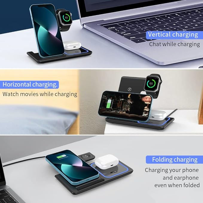 3 in 1 Wireless Charger station