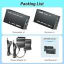 HDMI Extender, 1080P Transmitter and Receiver