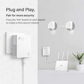 TP-Link Powerline Ethernet adapter Starter Kit - AV1000
