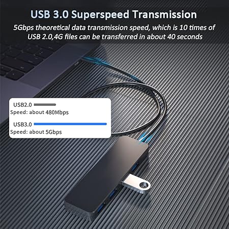 USB 3.0 hub Vienon 4 port USB splitter