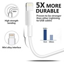 USB-A to Lightning iPhone Charging Cable