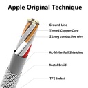 USB-A to Lightning iPhone Charging Cable