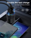 AILKIN 30W PD USB-C and USB-A car Charging block